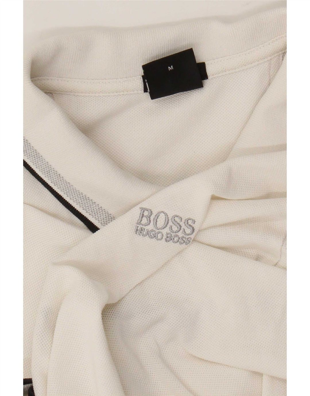 Ανδρικό μπλουζάκι πόλο Hugo Boss, μεσαίο λευκό