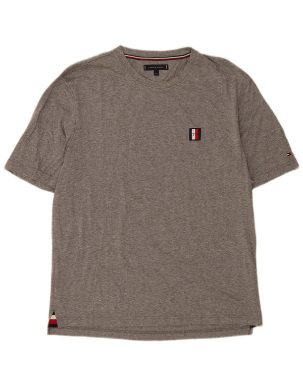 Ανδρικό T-Shirt Tommy Hilfiger Top XL Γκρι βαμβακερό