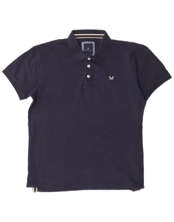 Crew Clothing Ανδρικό πουκάμισο πόλο XL Navy Blue Cotton