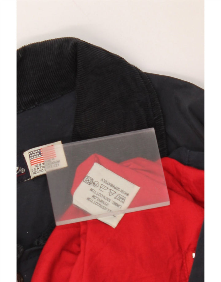 Ανδρικό τζάκετ VINTAGE Windbreaker UK 44 2XL Navy Blue Cotton