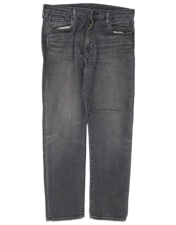 Levi's Mens 502 Tapered Jeans W33 L30 Γκρι βαμβακερό