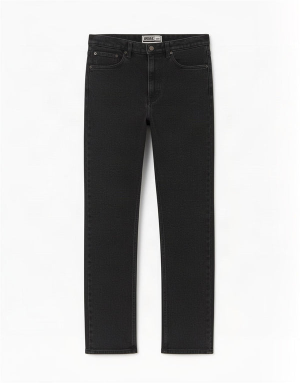 Lee Mens Riders Straight Jeans W33 L34 Μαύρο βαμβακερό