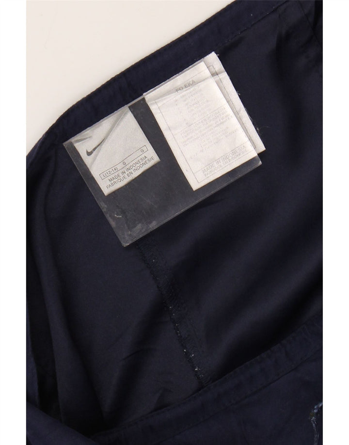 NIKE Γυναικείο κωνικό casual παντελόνι US 12/14 μεγάλο W32 L30 Navy Blue