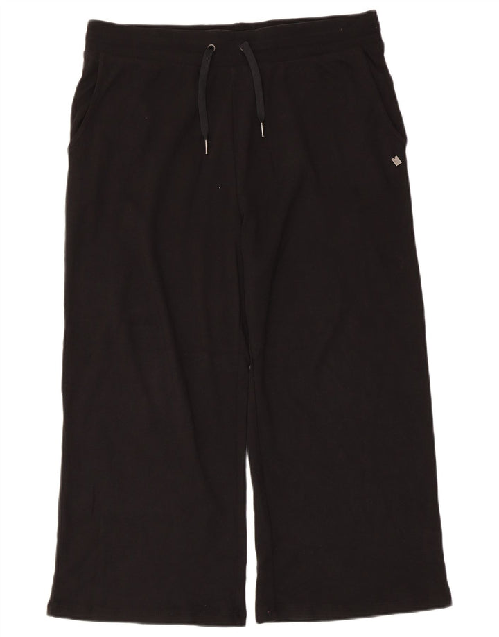 Dack's γυναικεία φόρμα φόρμας Capri Παντελόνι UK 16 Large μαύρο βαμβακερό