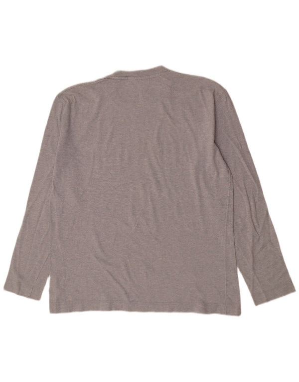 Dockers Ανδρικό γραφικό τοπ μακρυμάνικο XL γκρι βαμβακερό