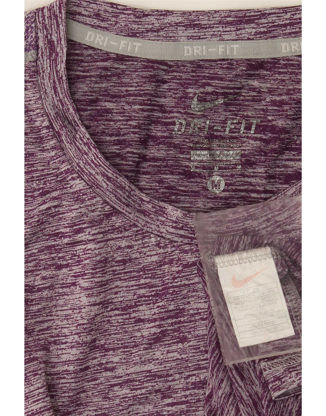 Γυναικείο μπλουζάκι Nike Dri Fit Top 12 μεσαίου πορφυρού πολυεστέρας