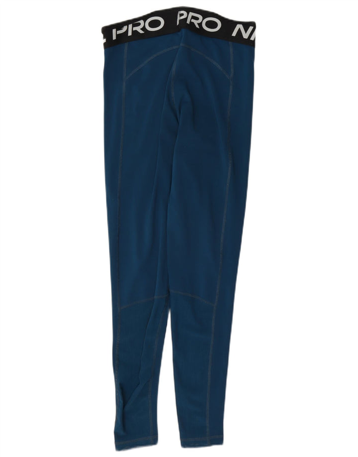 Γυναικεία Nike Dri Fit Graphic leggings UK 10 Small Blue Colorblock Polyester