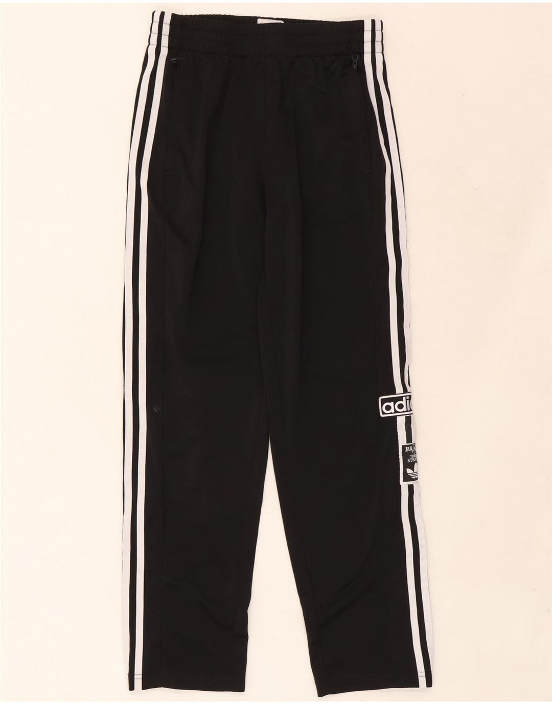 Παντελόνι αθλητικής φόρμας Adidas Boys Graphic 14-15 ετών Μαύρο Πολυεστέρα