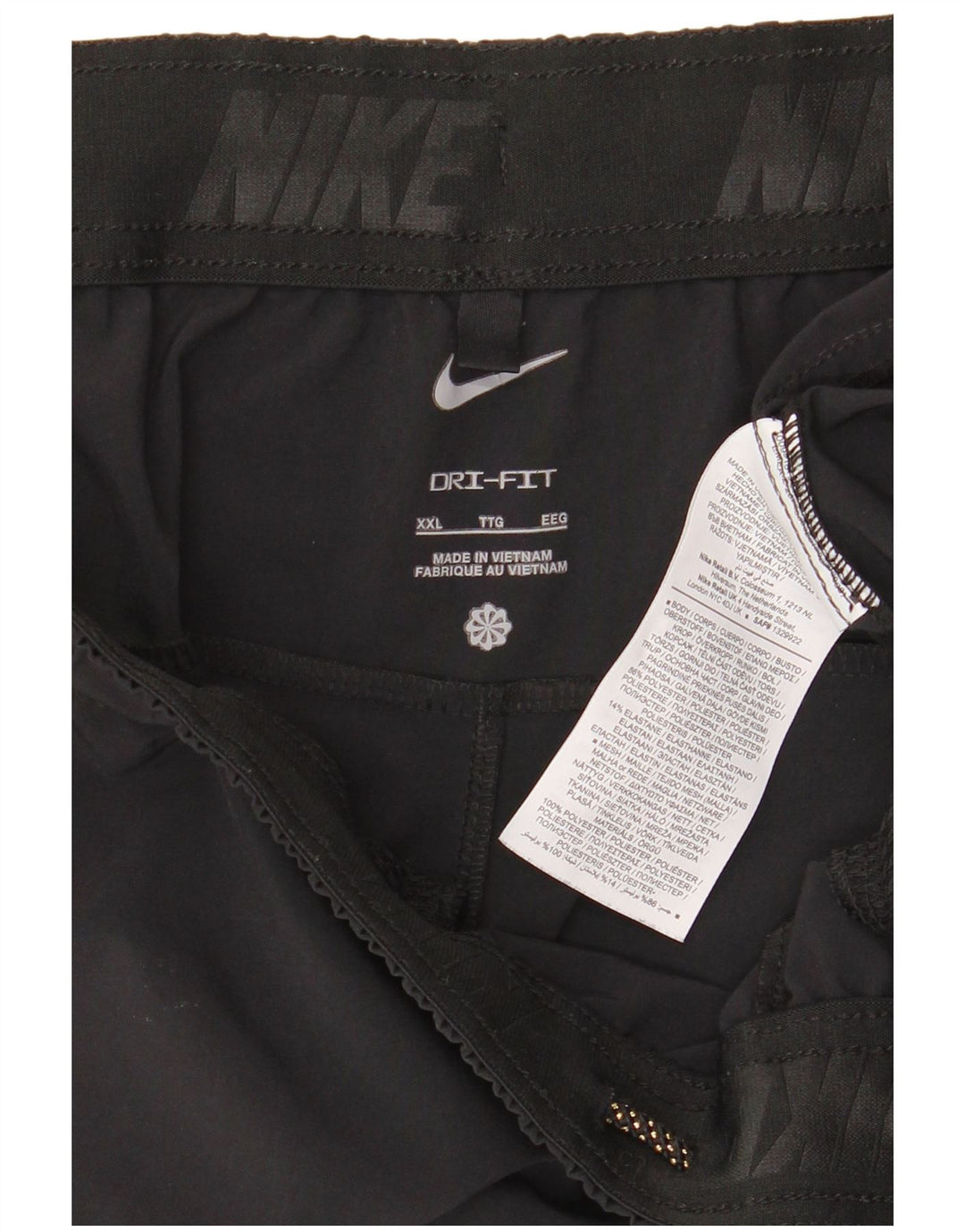 Ανδρικό αθλητικό σορτς Nike Dri Fit 2XL μαύρο πολυεστέρα