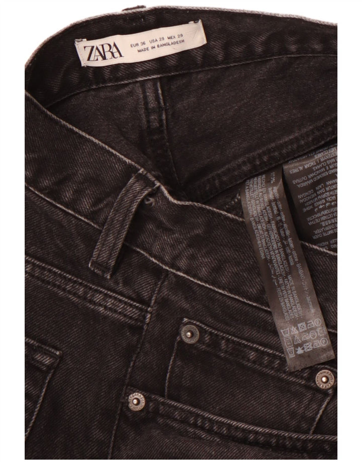 Ανδρικό τζιν ZARA Cropped EU 36 XS W29 L25 Μαύρο βαμβακερό