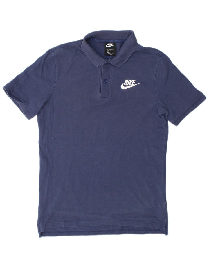 Ανδρικό μπλουζάκι πόλο Nike, Βαμβακερό σε μπλε ναυτικό