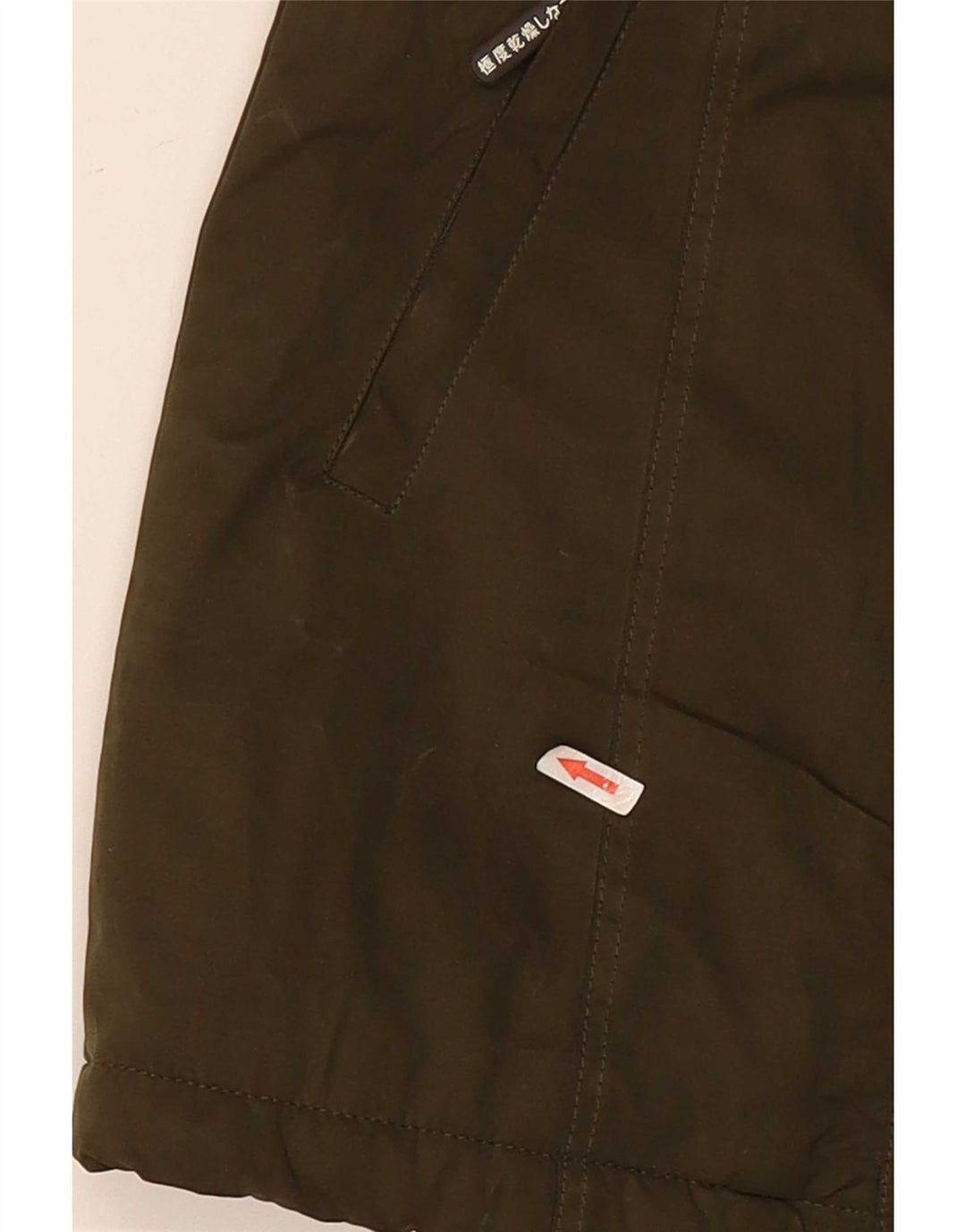 Superdry γυναικείο μπουφάν Parka με κουκούλα UK 14 Large Green Polyester