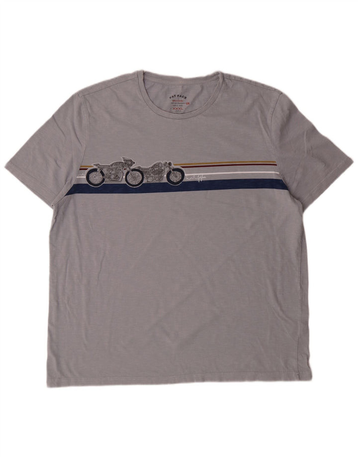 Fat Face Γυναικείο T-Shirt Top 3XL Γκρι βαμβακερή μοτοσυκλέτα
