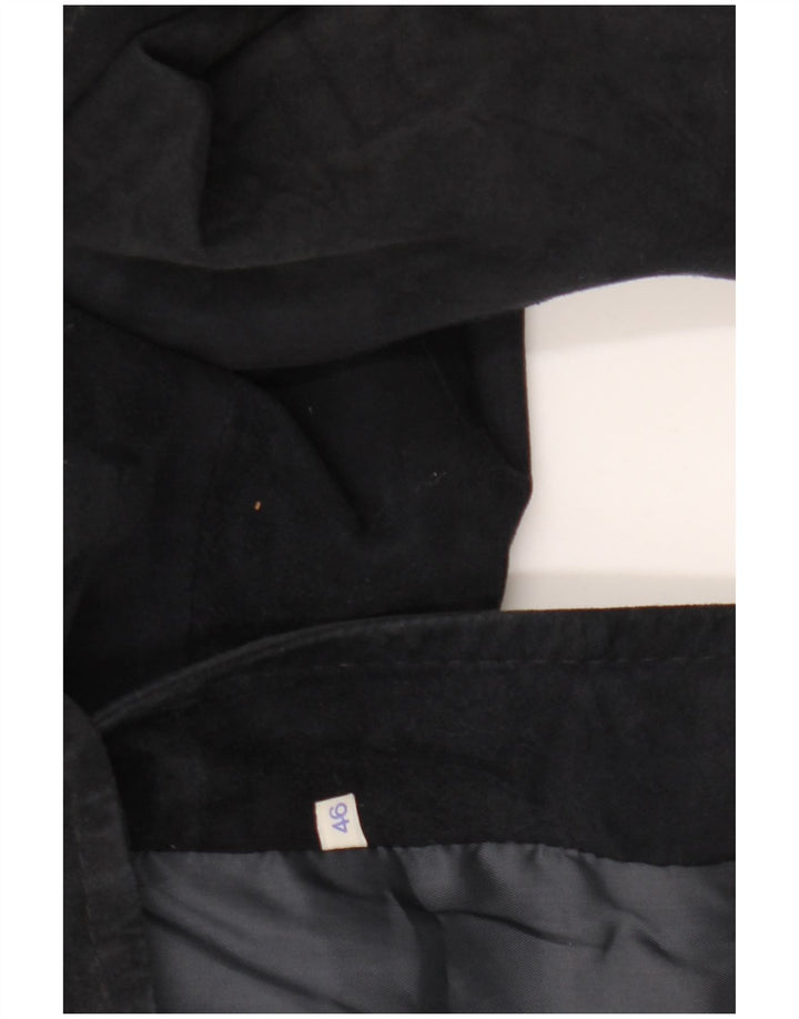 Vintage Γυναικείο Suede Jacket IT 46 Large Navy Blue