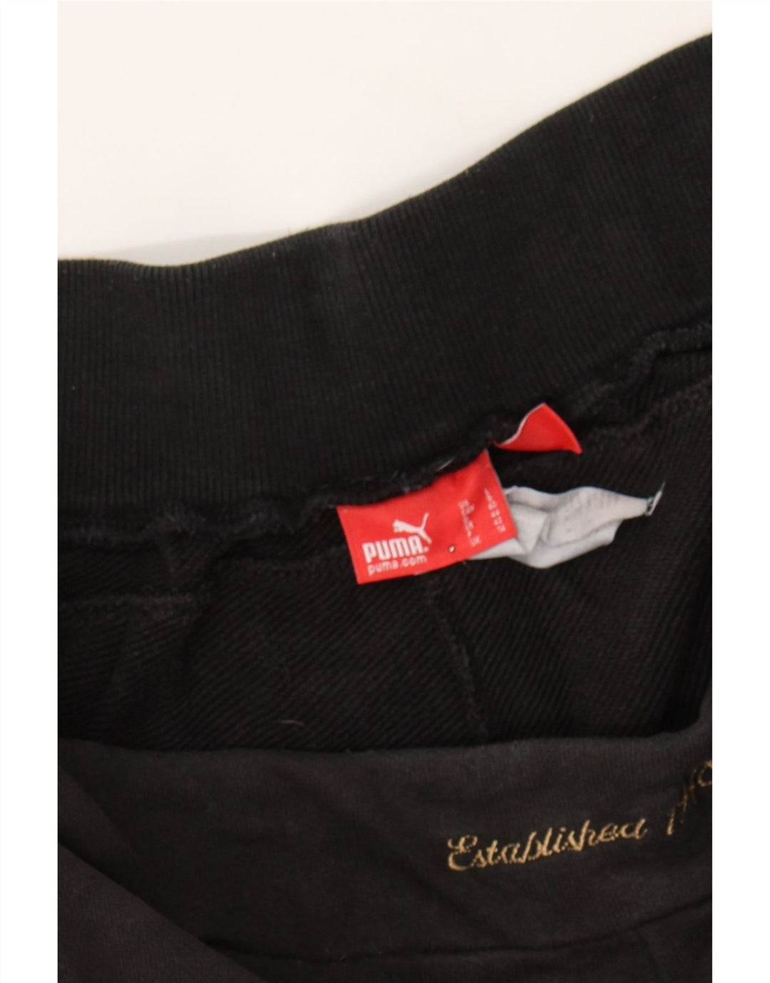 PUMA Womens Tracksuit Trousers UK 14 Large Black Vintage Puma and Second-Hand Puma from Messina Hembry 