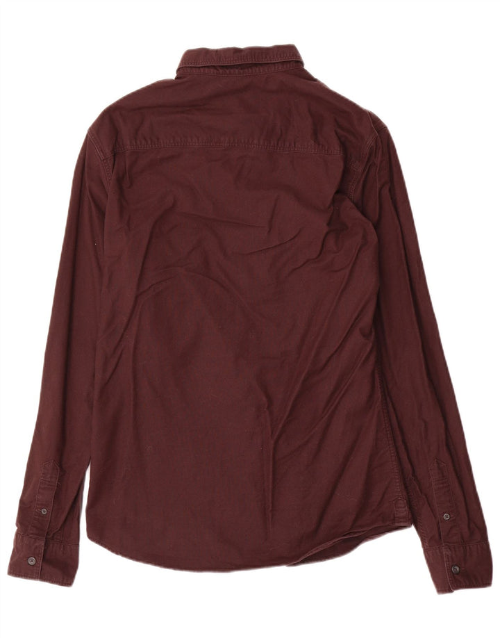 Ανδρικό πουκάμισο All Saints XS Maroon Cotton