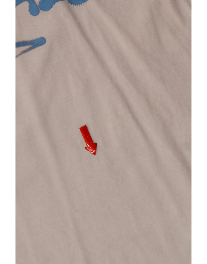 Ανδρικό γραφικό T-Shirt Adidas Top Μικρό λευκό βαμβακερό