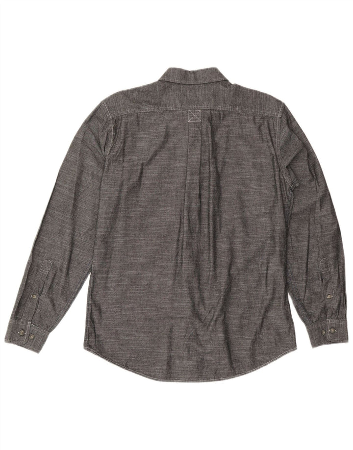 EDDIE BAUER Ανδρικό πουκάμισο Classic Fit Μεσαίο βαμβακερό γκρι
