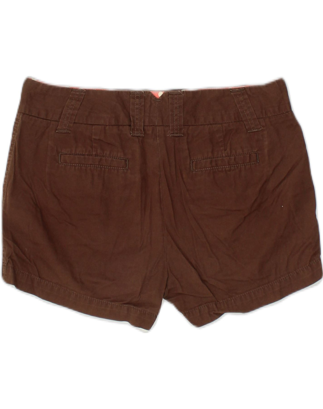 J. CREW Womens Broken In Chino Shorts US 6 Medium W32 Brown Cotton | Vintage J. Crew | Thrift | Second-Hand J. Crew | Used Clothing | Messina Hembry 