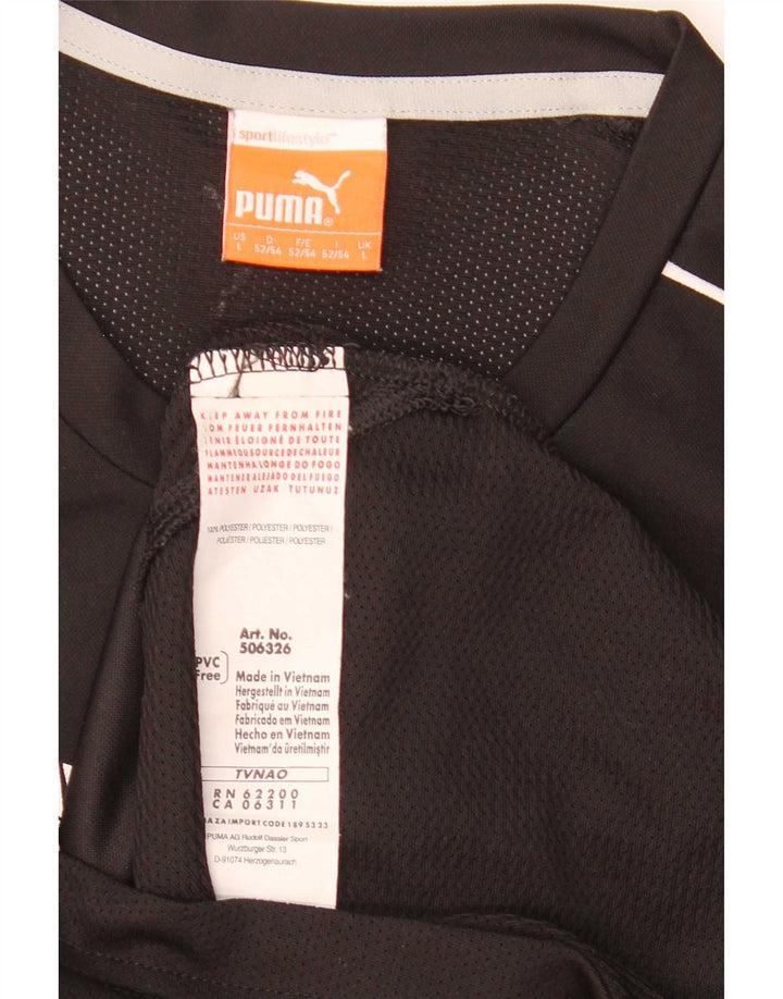 Ανδρικό γραφικό T-Shirt Puma Top Large Μαύρο Πολυεστέρας