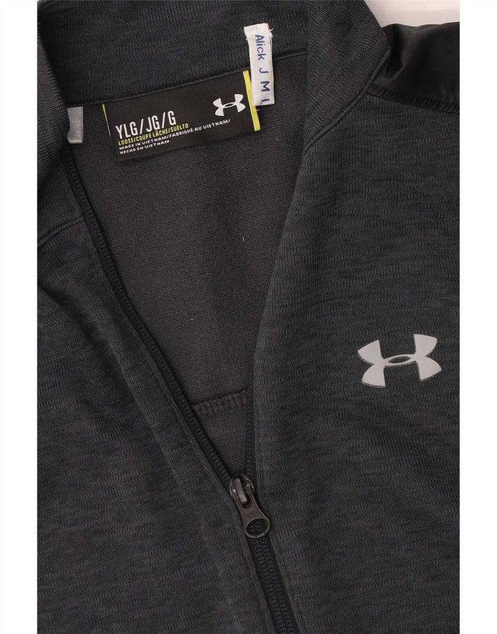 Under Armour Boys Graphic αθλητική φόρμα Top Jacket 11-12 Year Large Grey