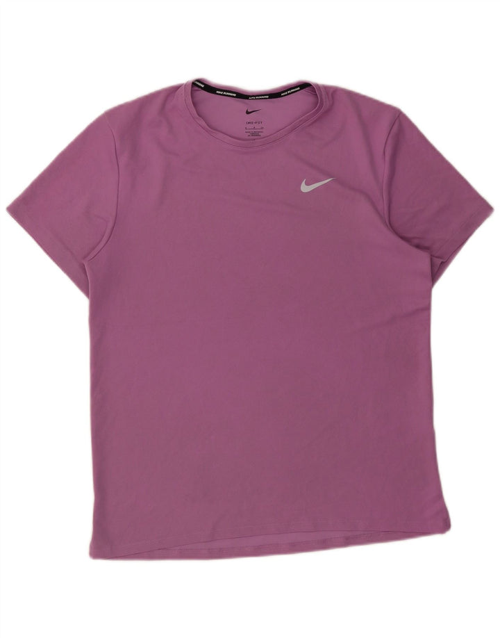 Ανδρικό T-shirt Nike Dri Fit T-shirt από μικρό μωβ πολυεστέρα