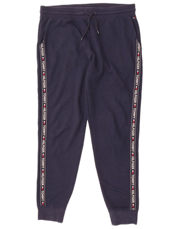Tommy Hilfiger Ανδρική φόρμα γραφική Παντελόνι Joggers Large Navy Blue