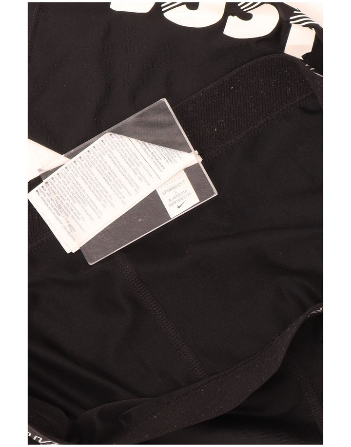 Γυναικεία γραφικά κολάν Nike UK 14 Large Black Polyester