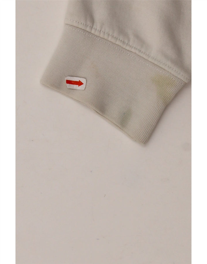 NIKE Mens Graphic Sweatshirt Jumper Medium Grey Cotton