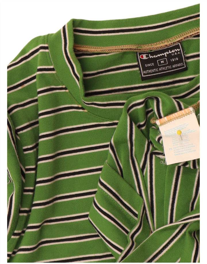 Champion Womens Top μακρυμάνικο UK 12 Medium Green Ride Nylon