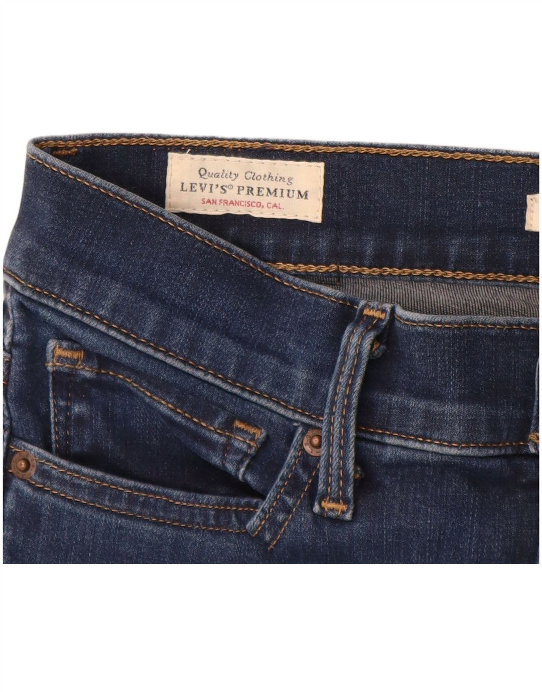 LEVI'S Γυναικείο Skinny Jeans W27 L30 Μπλε βαμβακερό