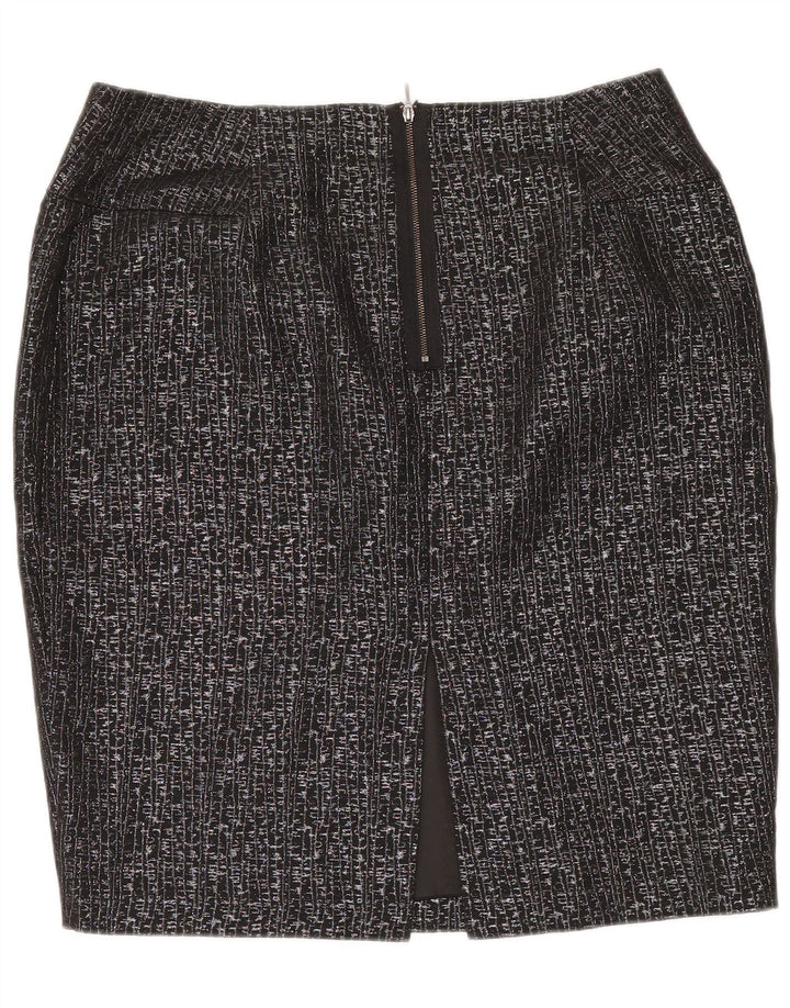 MARKS & SPENCER Womens Pencil Skirt UK 16 Large W36  Black
