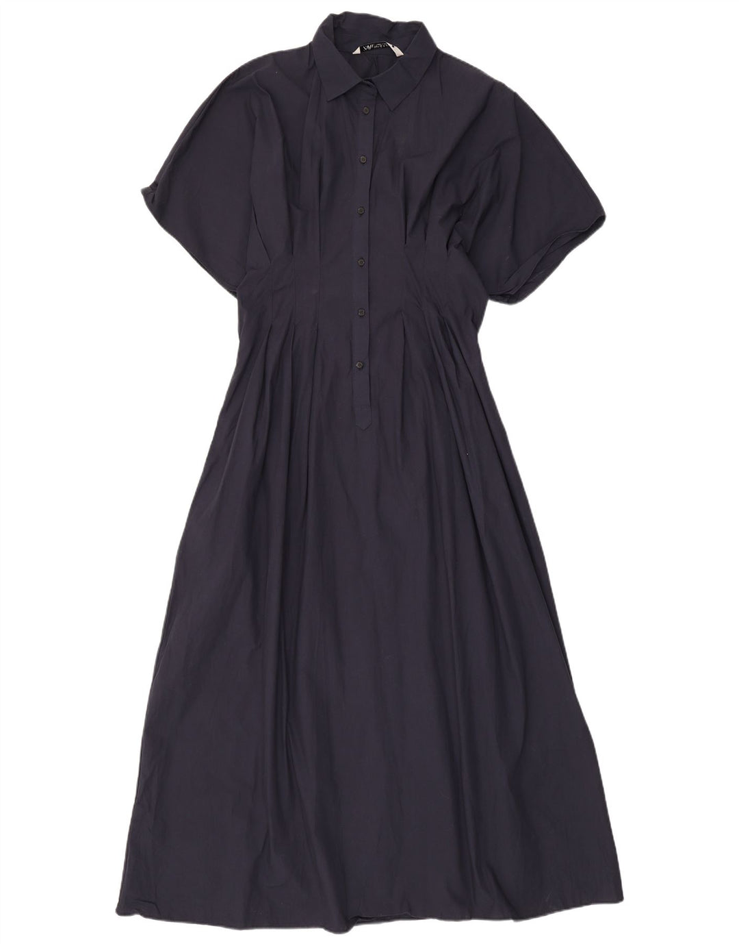 Zara Γυναικείο Maxi Φόρεμα UK 12 Medium Navy Blue