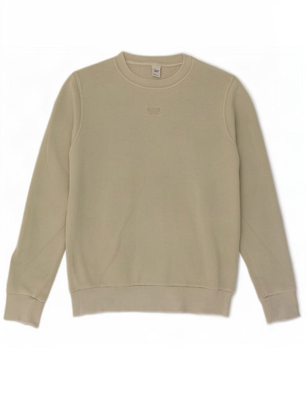 Reebok Γυναικεία φούτερ μεγάλου μεγέθους Jumper UK 4/6 XS Πράσινο βαμβακερό