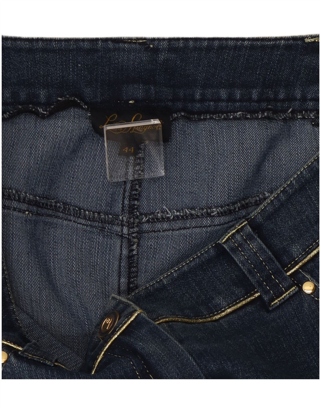 Luisa Spagnoli Γυναικεία τζιν φούστα IT 44 Medium W28 Μπλε βαμβακερή