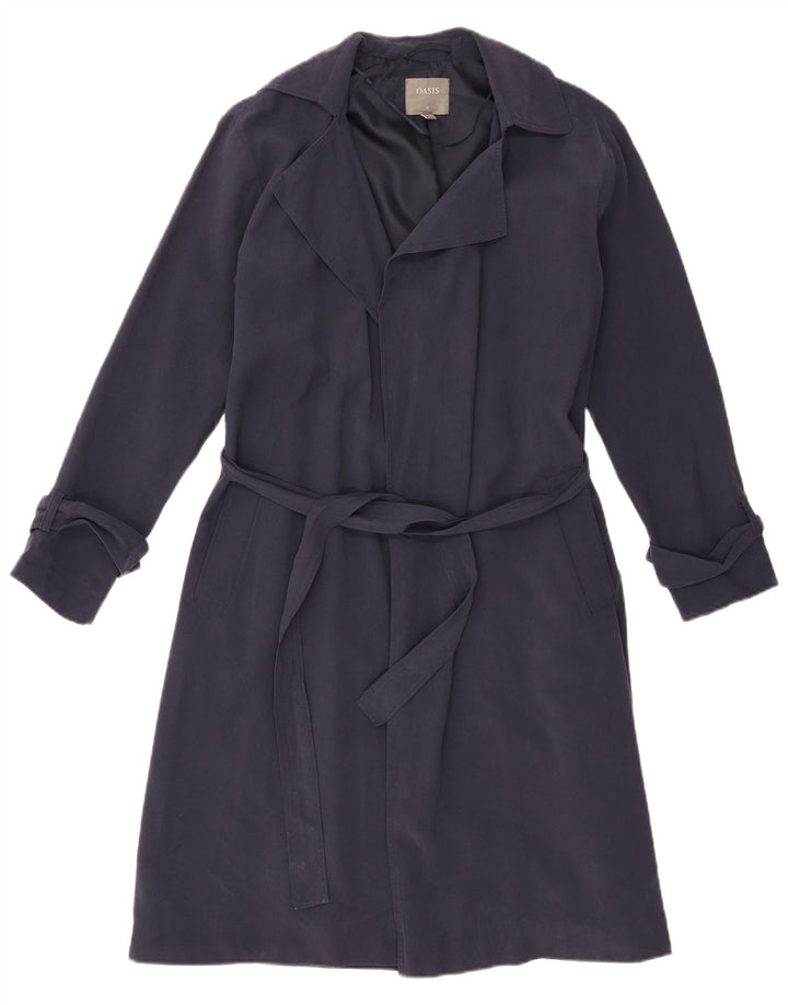 Γυναικεία καμπαρντίνα Oasis UK 6 XS Navy Blue Viscose