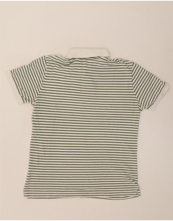 FRED PERRY Ανδρικό μπλουζάκι πόλο, μικρό λευκό βαμβακερό ριγέ
