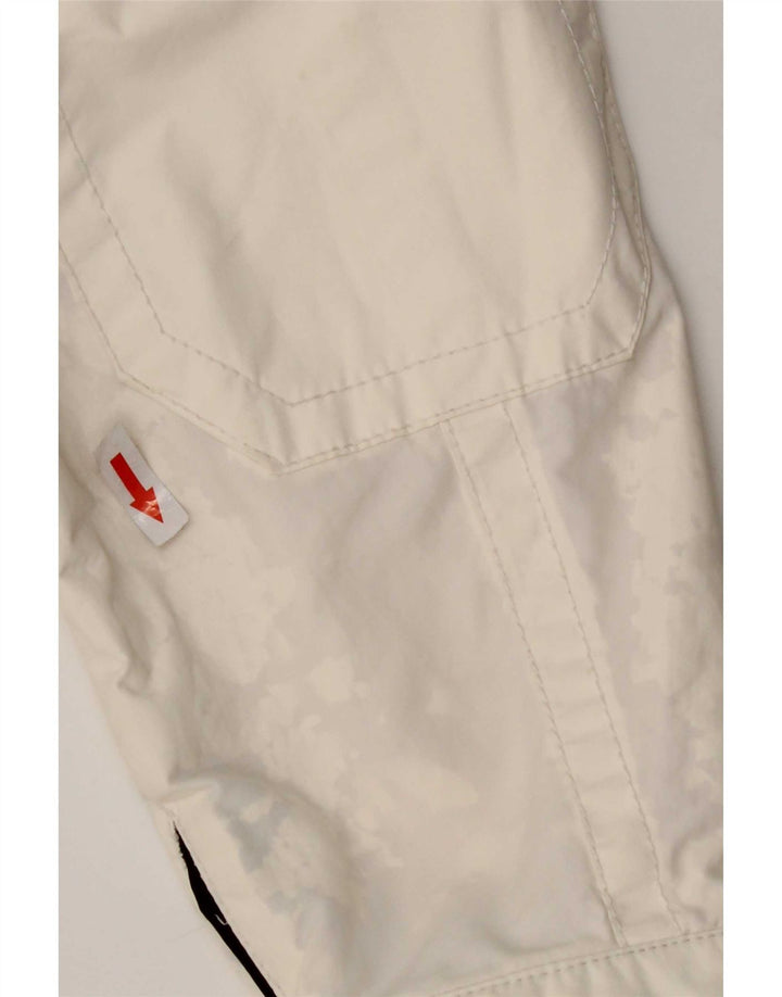 Museum Mens Graphic Utility Jacket UK 38 Medium White Colorblock Nylon