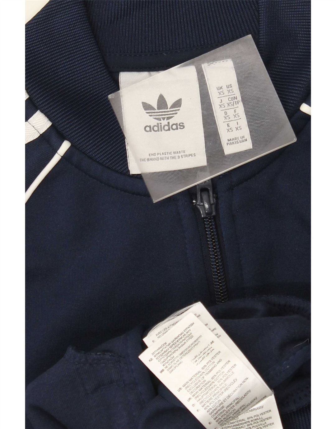 Ανδρική φόρμα Adidas Top Jacket XS Navy Blue Polyester
