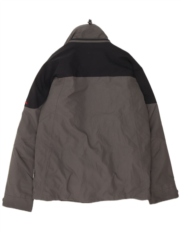 Ανδρικό μπουφάν με κουκούλα MC Kinley UK 38 Medium Grey Colourblock