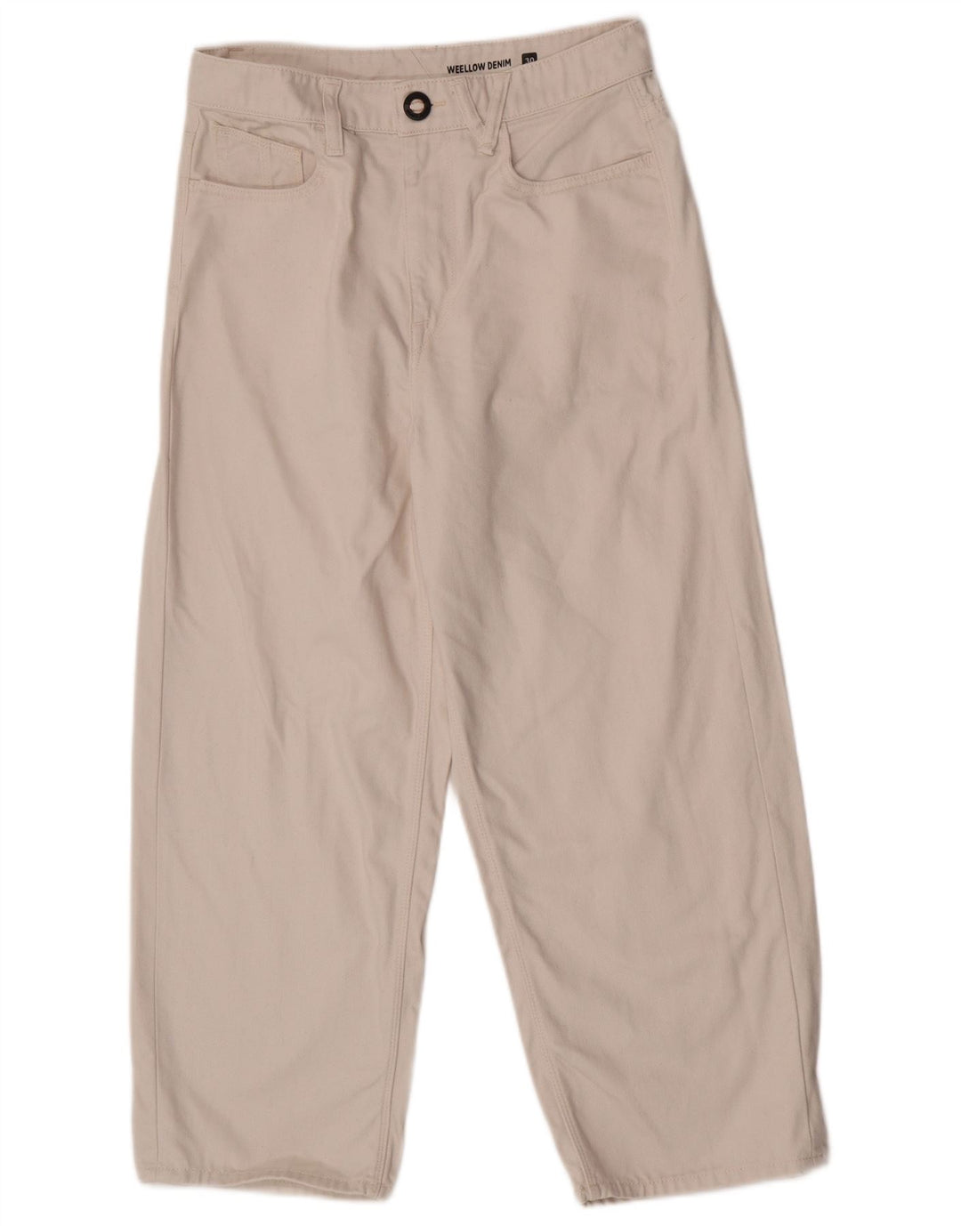 Ανδρικό τζιν Volcom Cropped W30 L25 Λευκό βαμβακερό