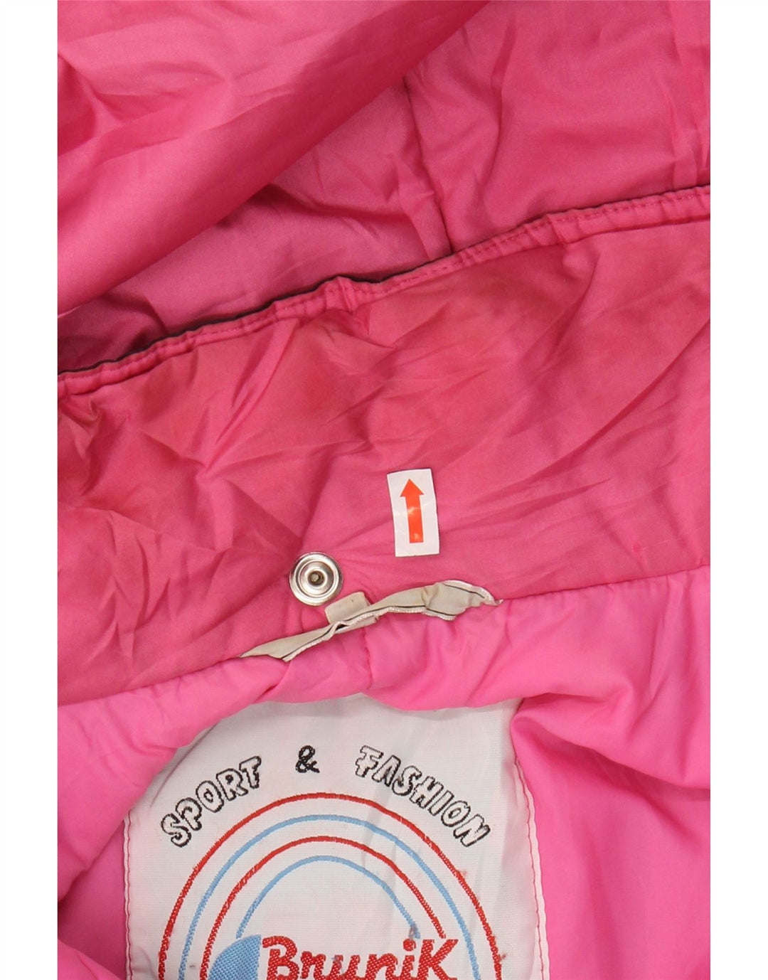 BRUNIK Γυναικείο Μπουφάν με κουκούλα αντιανεμικό IT 42 Μεσαίο Μαύρο