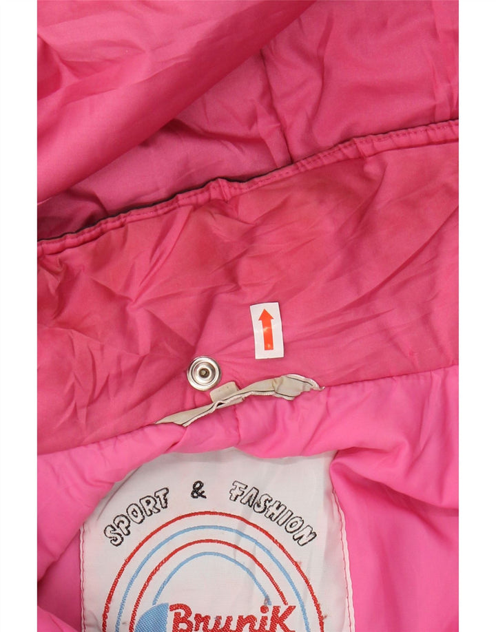 BRUNIK Γυναικείο Μπουφάν με κουκούλα αντιανεμικό IT 42 Μεσαίο Μαύρο