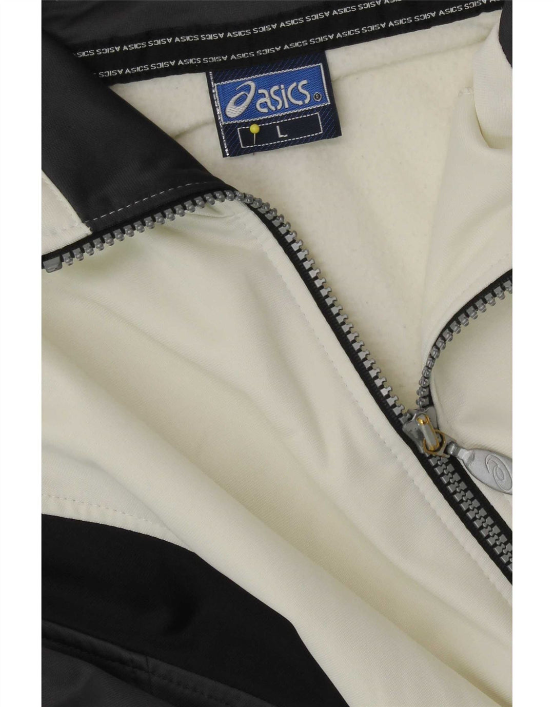 Ανδρική φόρμα Asics Top Jacket Large White Colourblock