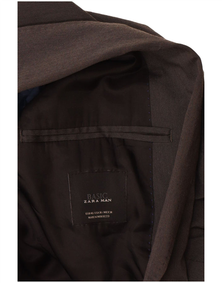 Zara Ανδρικό σακάκι μπλέιζερ με 2 κουμπιά EU 48 Medium Grey