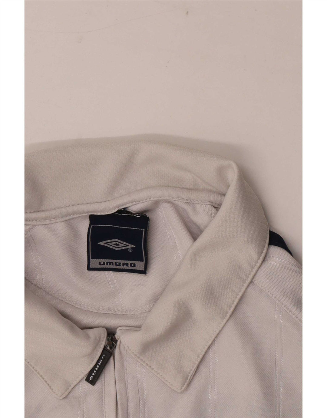 Ανδρικό πουκάμισο πόλο Umbro, μεσαίο λευκό χρώμα