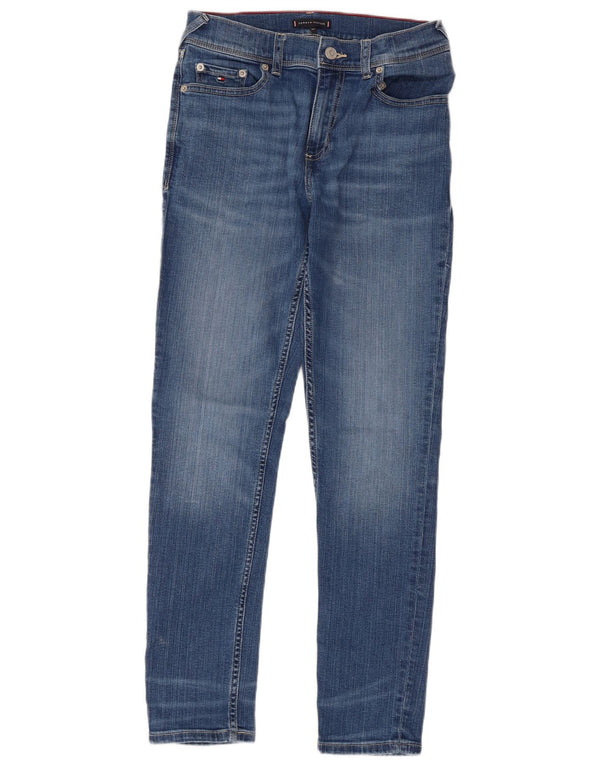 TOMMY HILFIGER Boys Slim Jeans 13-14 ετών W28 L28 Μπλε βαμβακερό