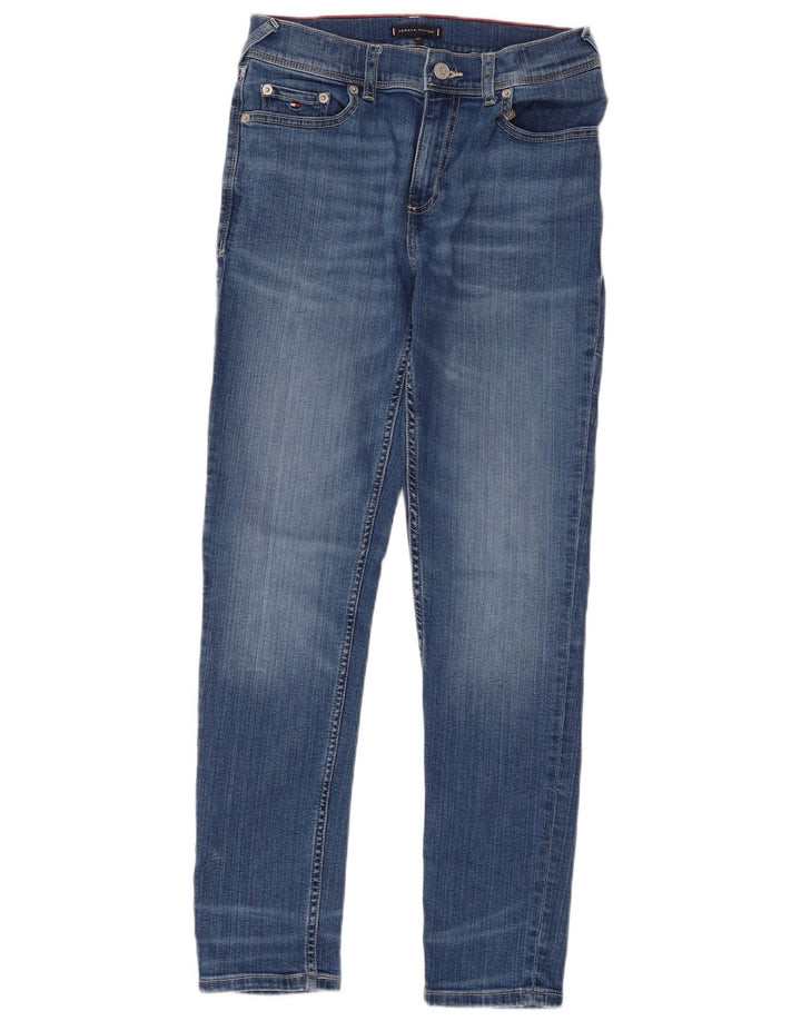 TOMMY HILFIGER Boys Slim Jeans 13-14 ετών W28 L28 Μπλε βαμβακερό