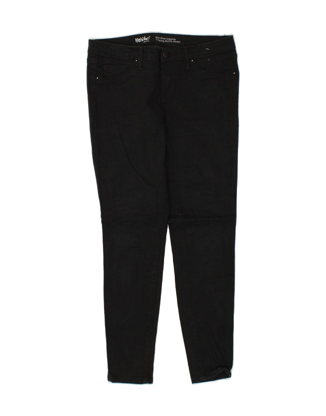 MOSSIMO Womens Mid Rise Jegging Jeans US 6 Medium W28 L28 Black Cotton Vintage Mossimo and Second-Hand Mossimo from Messina Hembry 