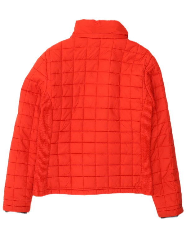 Superdry γυναικείο μπουφάν με επένδυση UK 14 μεγάλο κόκκινο νάιλον